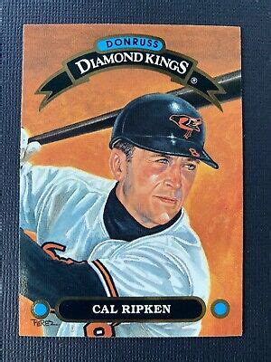 Donruss Diamond Kings Cal Ripken Jr Dk Near Mint Hofer Ebay