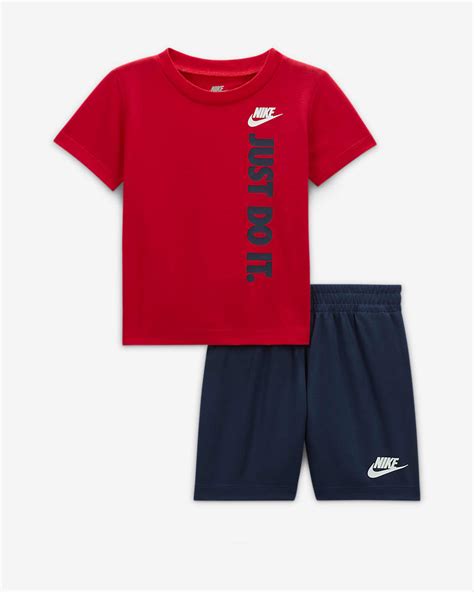 Conjunto calções em tecido moletão Nike Sportswear para bebé 12 24