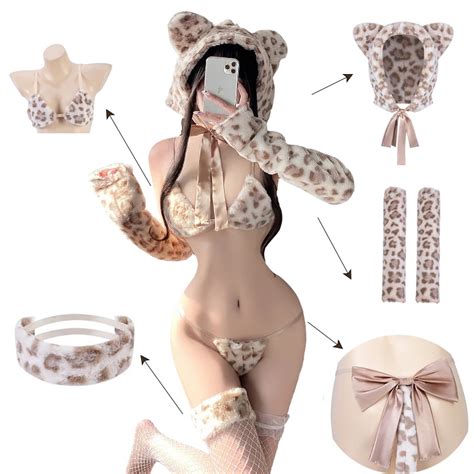 Kawaii Cat Woman Costume Japanese Lingerie Cosplay Set Kuru Store