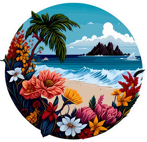 Beach Sticker Pngs For Free Download