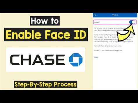 Turn On Face Id Chase App Chase Bank Enable Face Id Enable Face Id