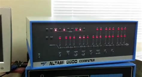 8800 Computer Mits Altair 8800 Personal Computer Pc 1975 Featured