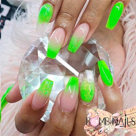 Best Lime Green Ombre Nails You Must Try In