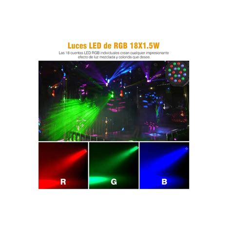 Ca N De Leds Rgb Audior Tmico Dmx Multicolor X Coppel