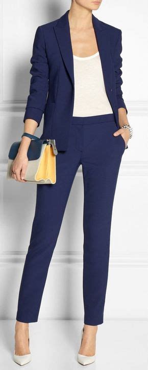 Dark Blue Business Casual Outfit Work Outfit Work Outfits Women