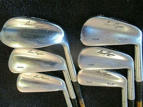 VINTAGE BEN HOGAN MacGregor Texan Irons 2 4 5 6 7 9 PYRATONE Shaft EBay