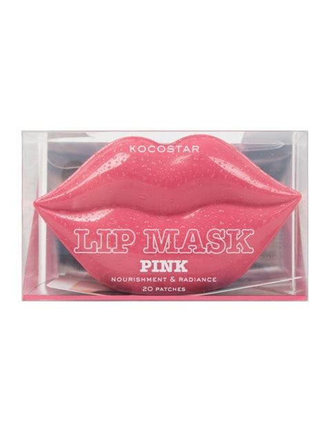 Kocostar Lip Mask Pink Peach гидрогелевые патчи для губ с ароматом