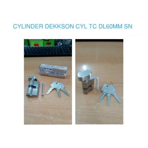 Jual CYLINDER DEKKSON CYL TC DL60MM SN SILINDER KUNCI Shopee Indonesia