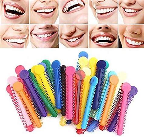 Easyinsmile Orthodontic Ligature Ties For Braces Elastic Rubber Bands