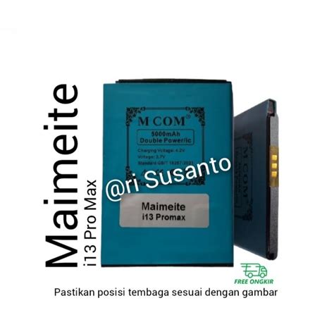 Jual Baterai Mcom For Maimeite I Pro Max Double Power Mah Batere