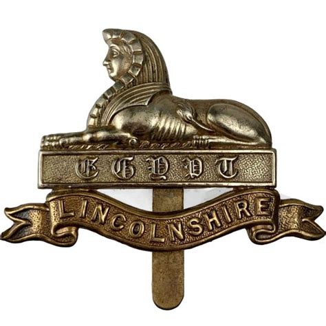 Ww1 Lincolnshire Regiment Cap Badge