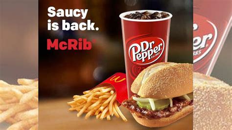 Mcdonalds Mcrib 2022 Sandwich Returns For Farewell Tour 56 Off