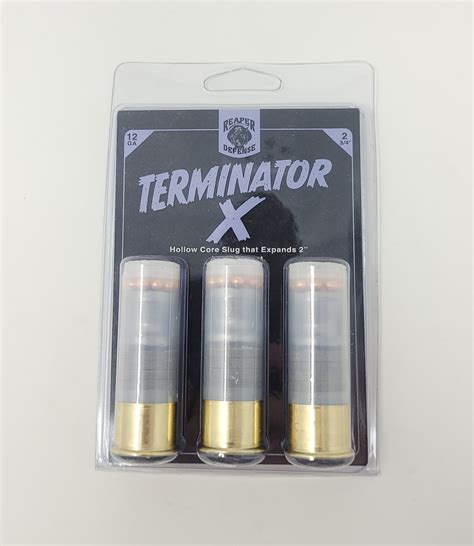 Reaper Defense Armor Piercing 12 Gauge Ammunition Rdg1250 2 3 4 Armor Piercing Slug 3 Rounds