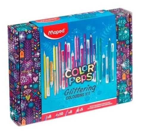 Super Kit De Pintura Color Peps Glittering Pe As Maped