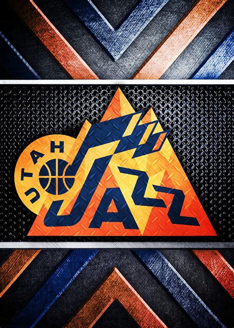 Utah Jazz Logo Art Digital Art By William Ng Fine Art America