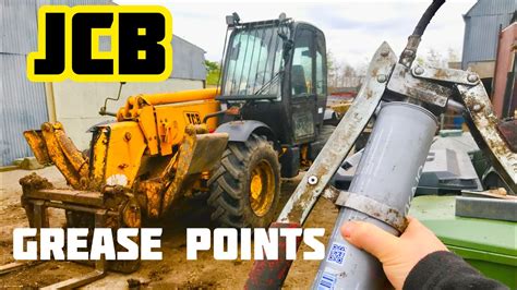 JCB Telehandler Grease Nipple Points YouTube