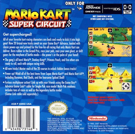 Mario Kart Super Circuit Box Shot For Game Boy Advance Gamefaqs