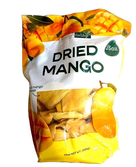 Tropical Fields Dried Mango Real Mango Pieces 2 X 35oz Exp 112024 Ebay