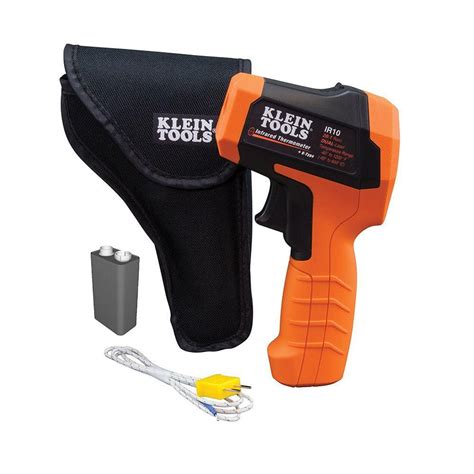 Klein Tools Dual Laser Infrared Thermometer Ir The Home Depot