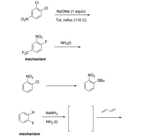 Solved Complete The Reactions And Show Mechanism For Number Chegg