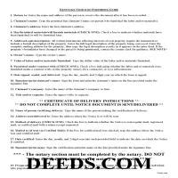 Ohio County Notice Of Furnishing Forms Kentucky Deeds