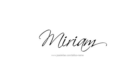 Miriam Name Tattoo Designs Tatuajes De Nombres Tatuaje De Nombre