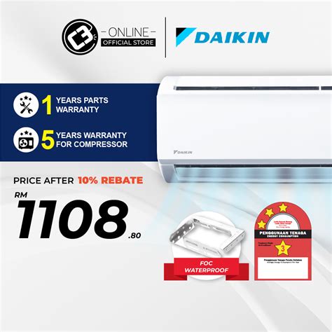 Klang Valley Daikin Ftv Series Hp Hp Hp Hp Aircond Non