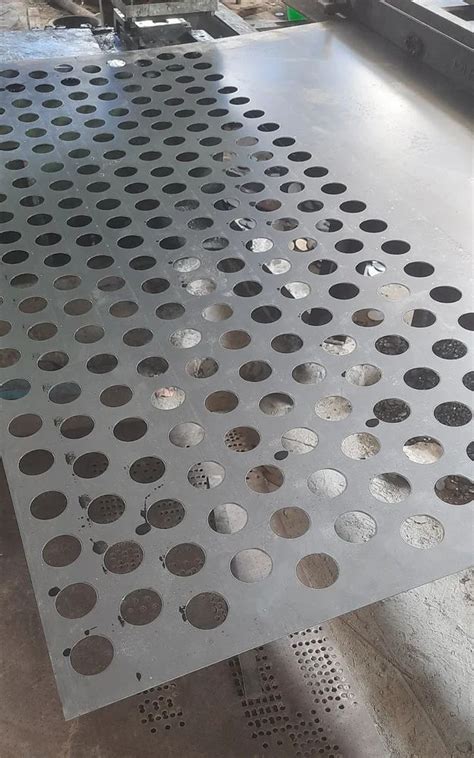 Mm Round Holes Perforated Sheet At Rs Piece Perforated Sheet