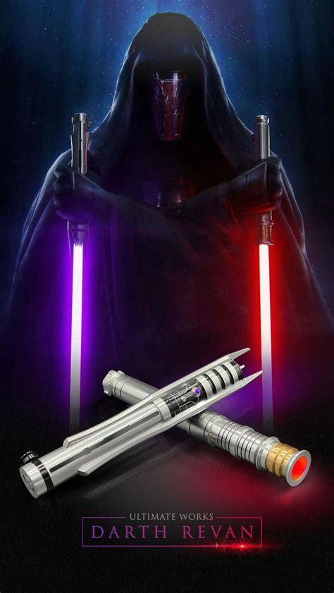 Darth Revan Lightsabers Ultimate Works Star Wars Poster Star Wars