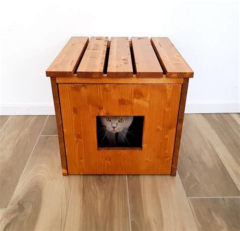 Wood Cat Litter Box - onlyvegg