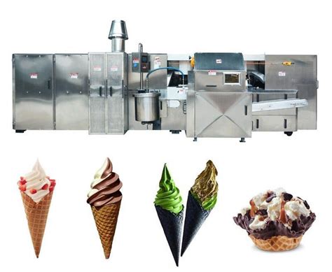 Commercial 4000 Pcs Hour Ice Cream Sugar Cone Making Machine