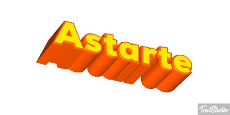 Astarté Name Animated GIF Logo Designs