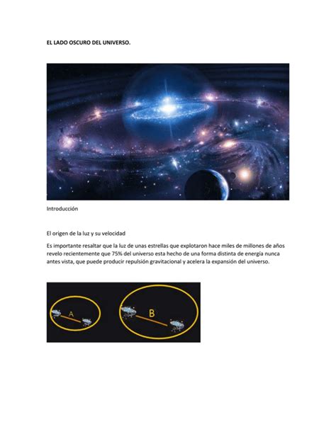 El Lado Oscuro Del Universo