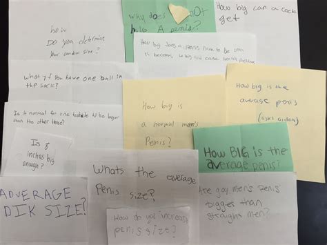 This Is A Sampling From Three Years Of 9th Graders Anonymous Sex Ed