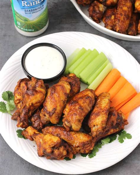 EASY RANCH BUFFALO WINGS - Cook with Kushi