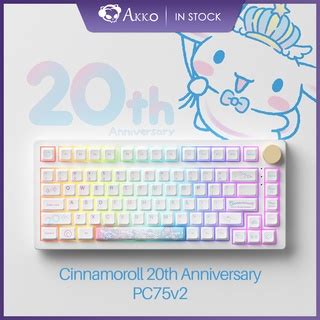 Akko Cinnamoroll 20th Anniversary PC75v2 Wireless RGB Hot Swappable