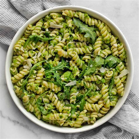 Easy Pea Pesto Pasta Last Ingredient