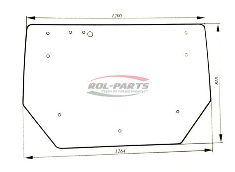 Szyba Tylna Zetor Proxima Forterra Bezbarwna Rol Parts