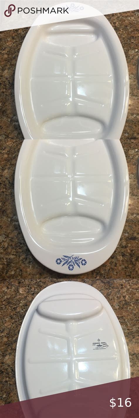 Corningware Blue Cornflower Serving Platter P Corningware Serving