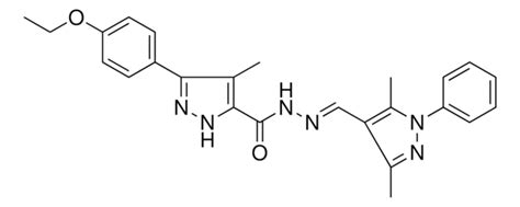 N E 3 5 DIMETHYL 1 PHENYL 1H PYRAZOL 4 YL METHYLIDENE 3 4