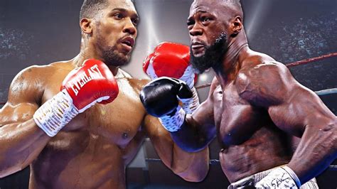 Anthony Joshua Finally Agrees Terms With Deontay Wilder For Heavyweight