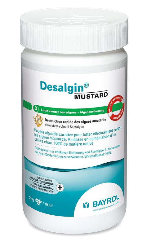 Anti Algues Moutarde Piscine BAYROL Desalgin Mustard En Poudre 1 5 Kg