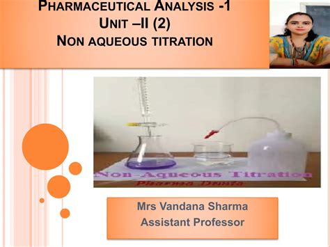 Non Aqueous Titration Nonaqueous Indicator Analysis Of Sodium Benzoate