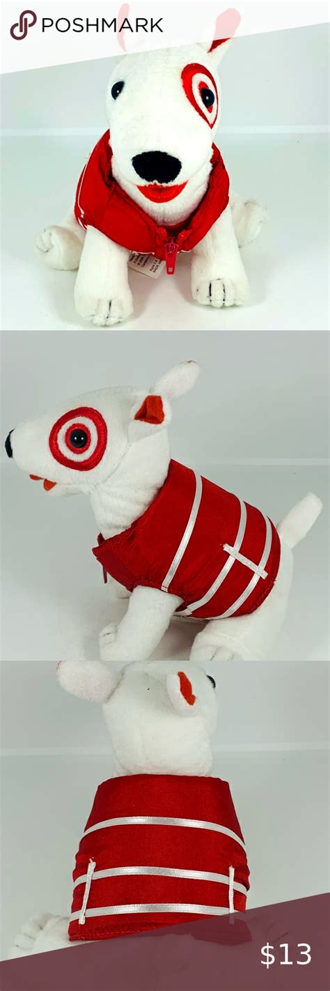 Target Bullseye Dog Plush With Life Jacket 2008 6” Stuffed Animal Toy ...