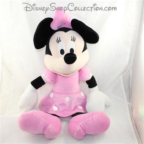 Grande Peluche Minnie Pts Srl Disney Robe Rose Cm Disneyshopco