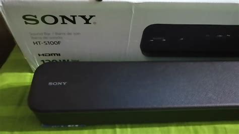 Sony Ht S100 Dolby Digital Soundbar Sound Test Youtube