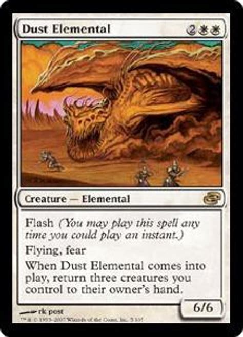 Magic The Gathering Planar Chaos Single Card Rare Dust Elemental 5 Toywiz