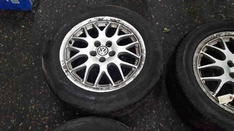 Volkswagen Golf Mk4 Bora 1997 2004 Bbs Alloy Wheels Set X4 16inch 1j0601025e Store Used