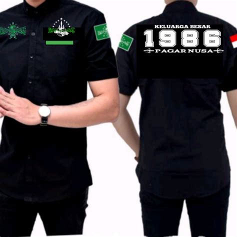 Jual Hem Baju Kemeja Pagar Nusa Bordir Simpel Shopee Indonesia