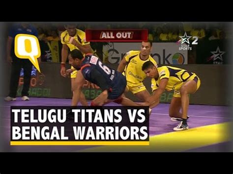 Match Highlights Telugu Titans Vs Bengal Warriors YouTube